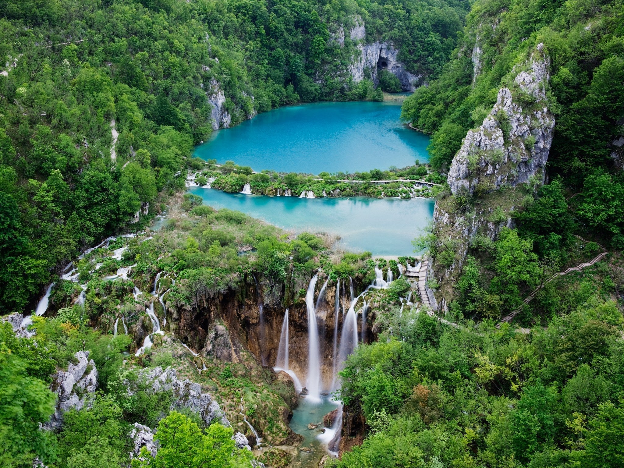 Plitvice Lakes in Croatia