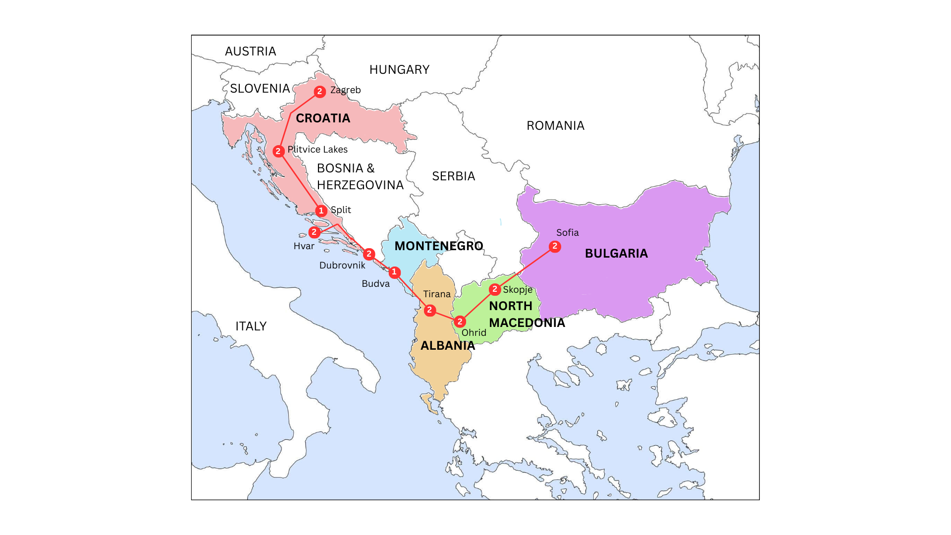 The Balkans <br>19 Sept - 11 Oct, 2026