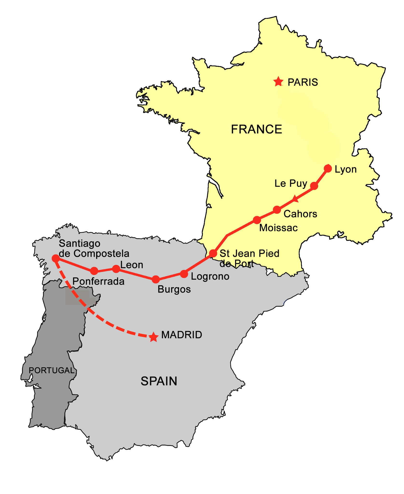 Way of St James - The Camino 2026