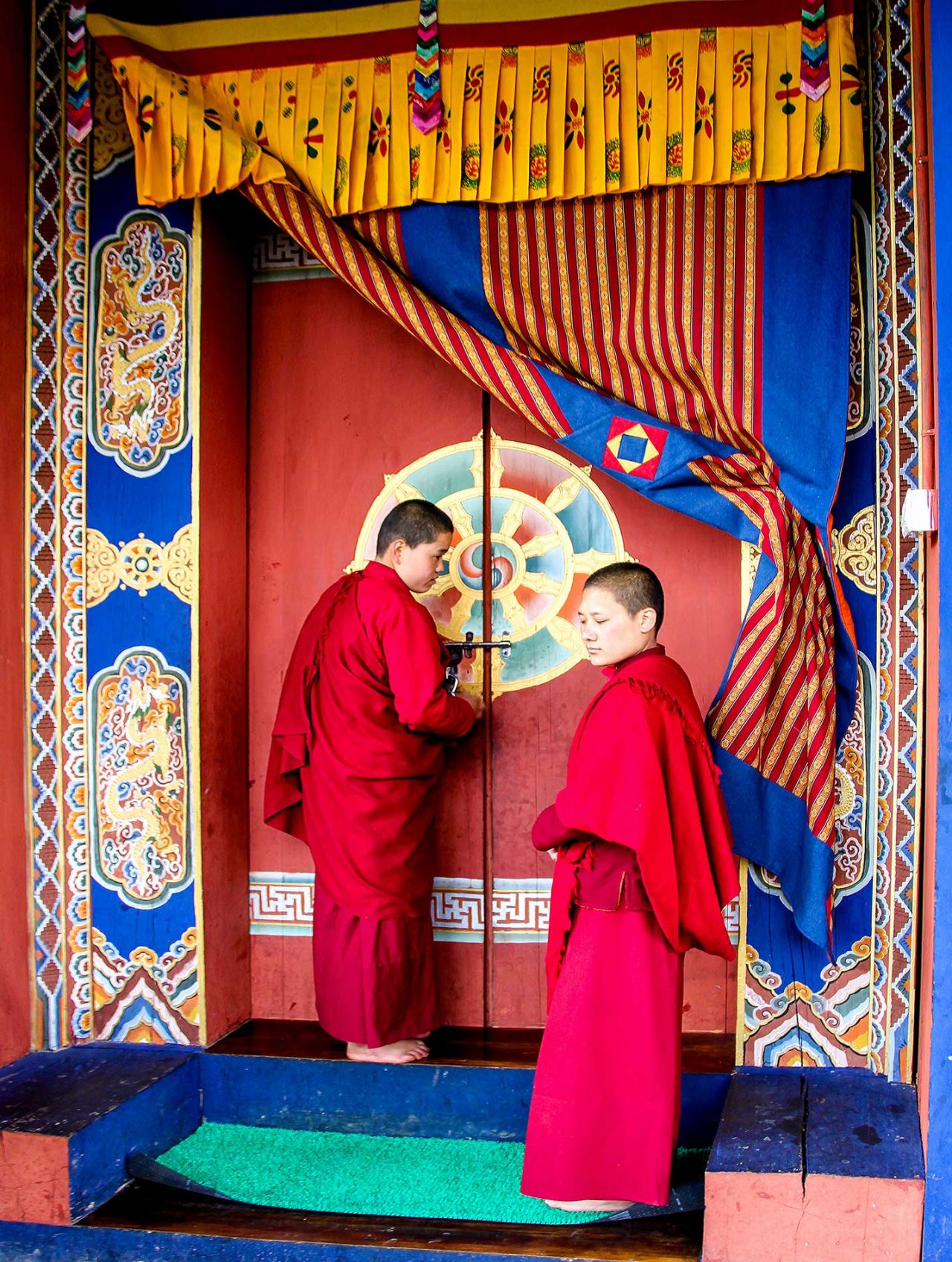 Monks Bhutan