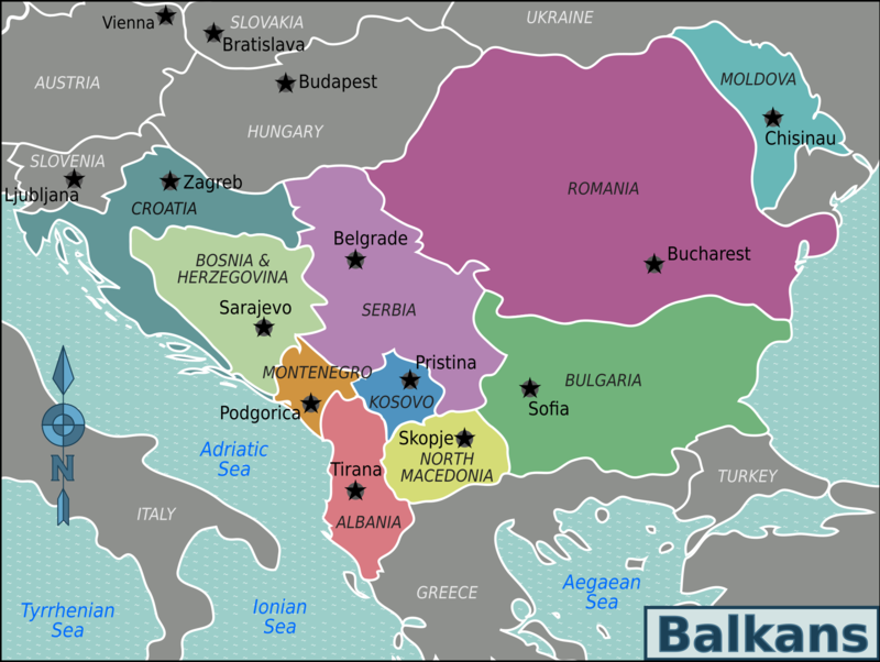 Balkans Map
